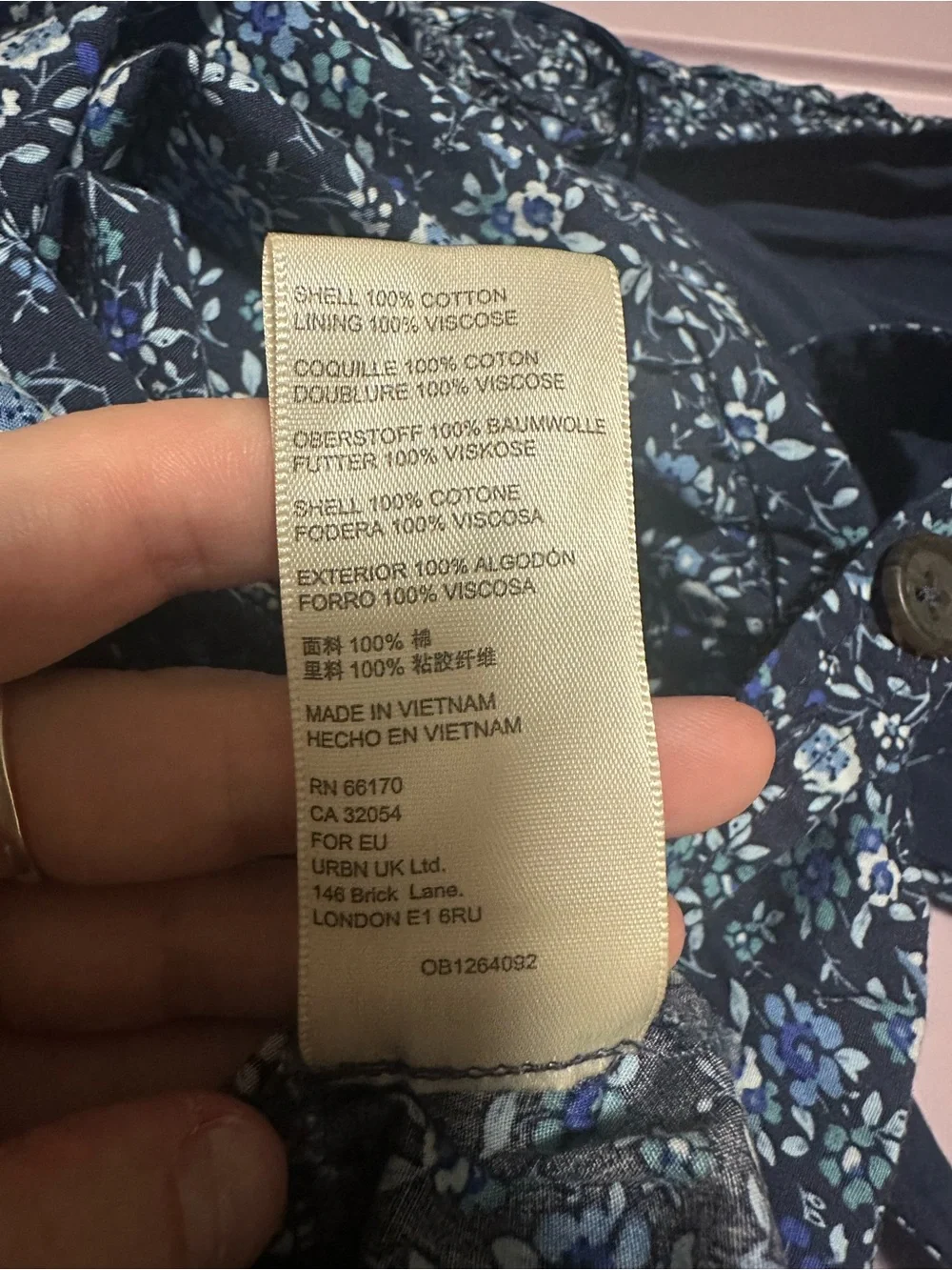 Free people petunia mini dress floral size small